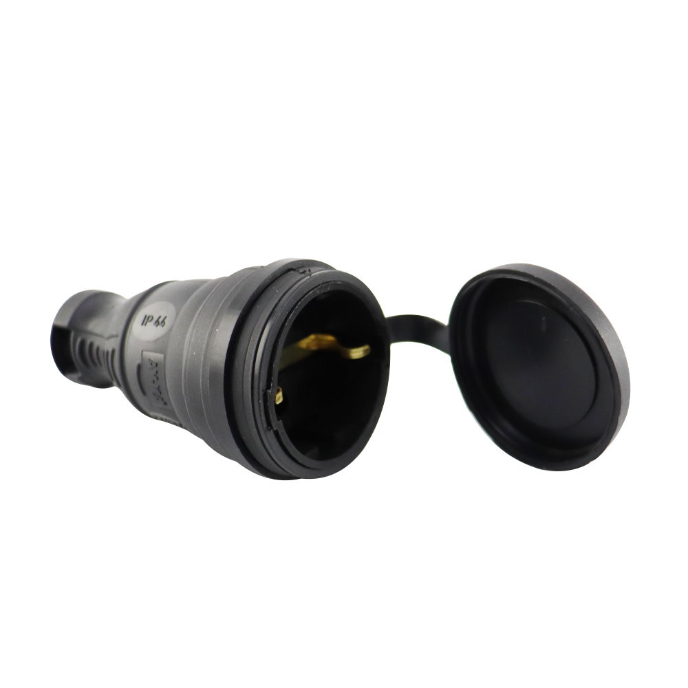 Розетка переносна з/з, 16А, каучук (ІР44) AY-KA(62-54-13) Арт.36820