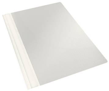Пластикова папка-швидкозшивач Esselte біла уп 25 шт.