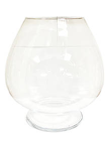 Декоративний акваріум келих Н-320мм, D-300мм для рибок 13л Пет Імпекс 28014