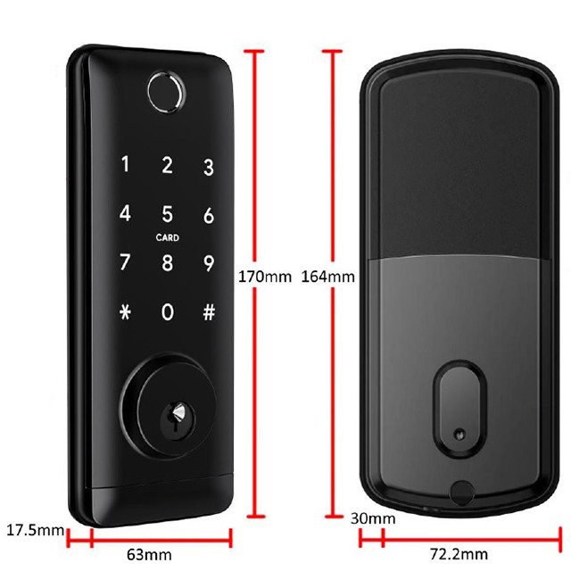 Размеры SEVEN LOCK SL-7767BF black