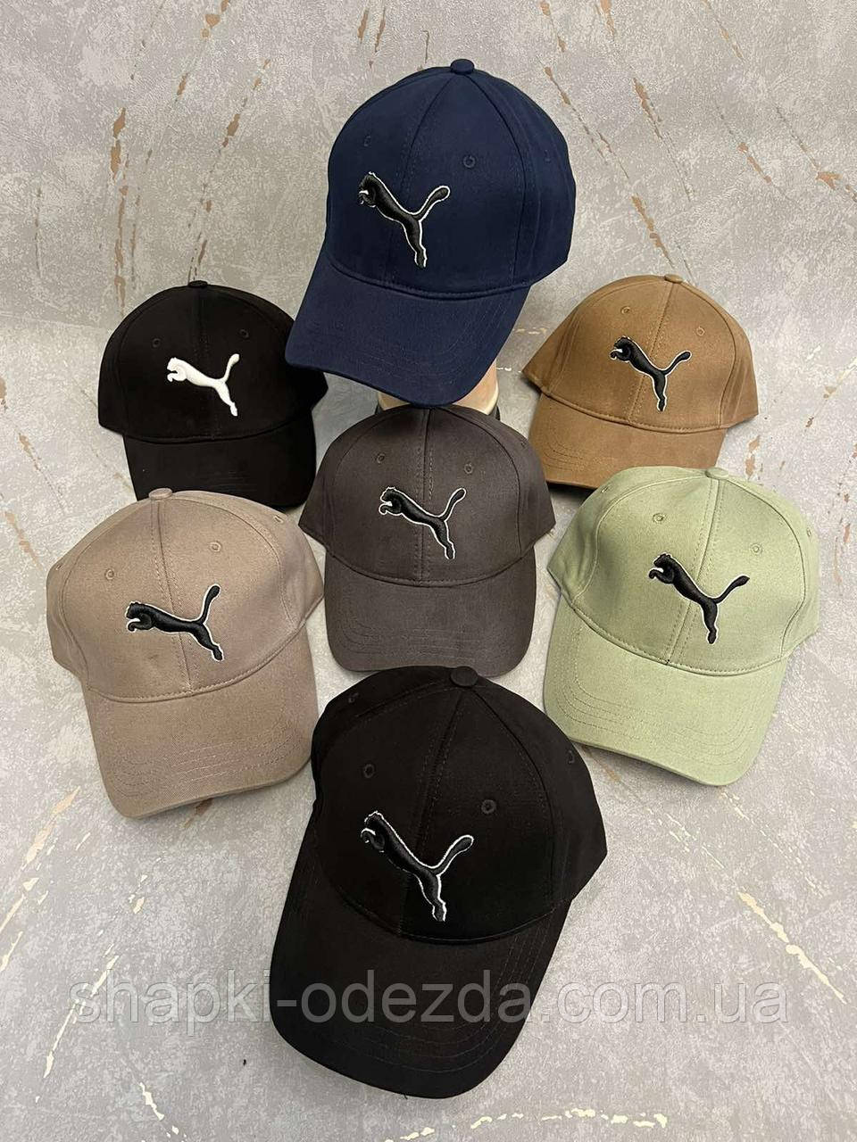 Кепка котонова чоловіча "PUMA" купити ОПТ 7 км