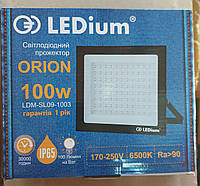 Светодиодный прожектор Ledium LED 100Вт 6500К 8500Лм IP65