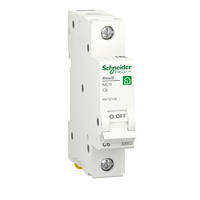 Автоматичний вимикач Schneider RESI9 6А, 1P, крива С, 6 кА
