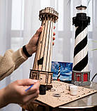 Дерев'яний 3D конструктор Маяк миса Хатерас Cape Hatteras Light, фото 4