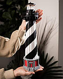 Дерев'яний 3D конструктор Маяк миса Хатерас Cape Hatteras Light, фото 7