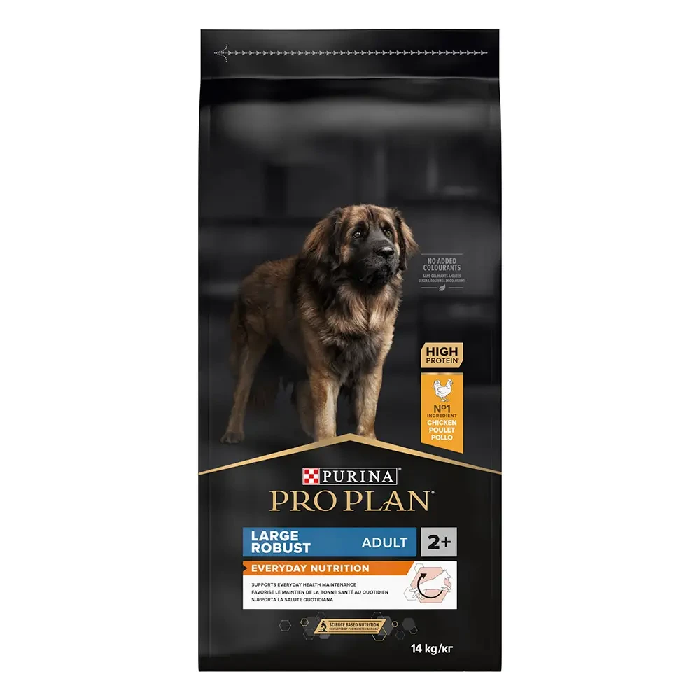 Сухий корм для дорослих собак великих порід Purina Pro Plan Large Robust Adult 14 кг (курка)