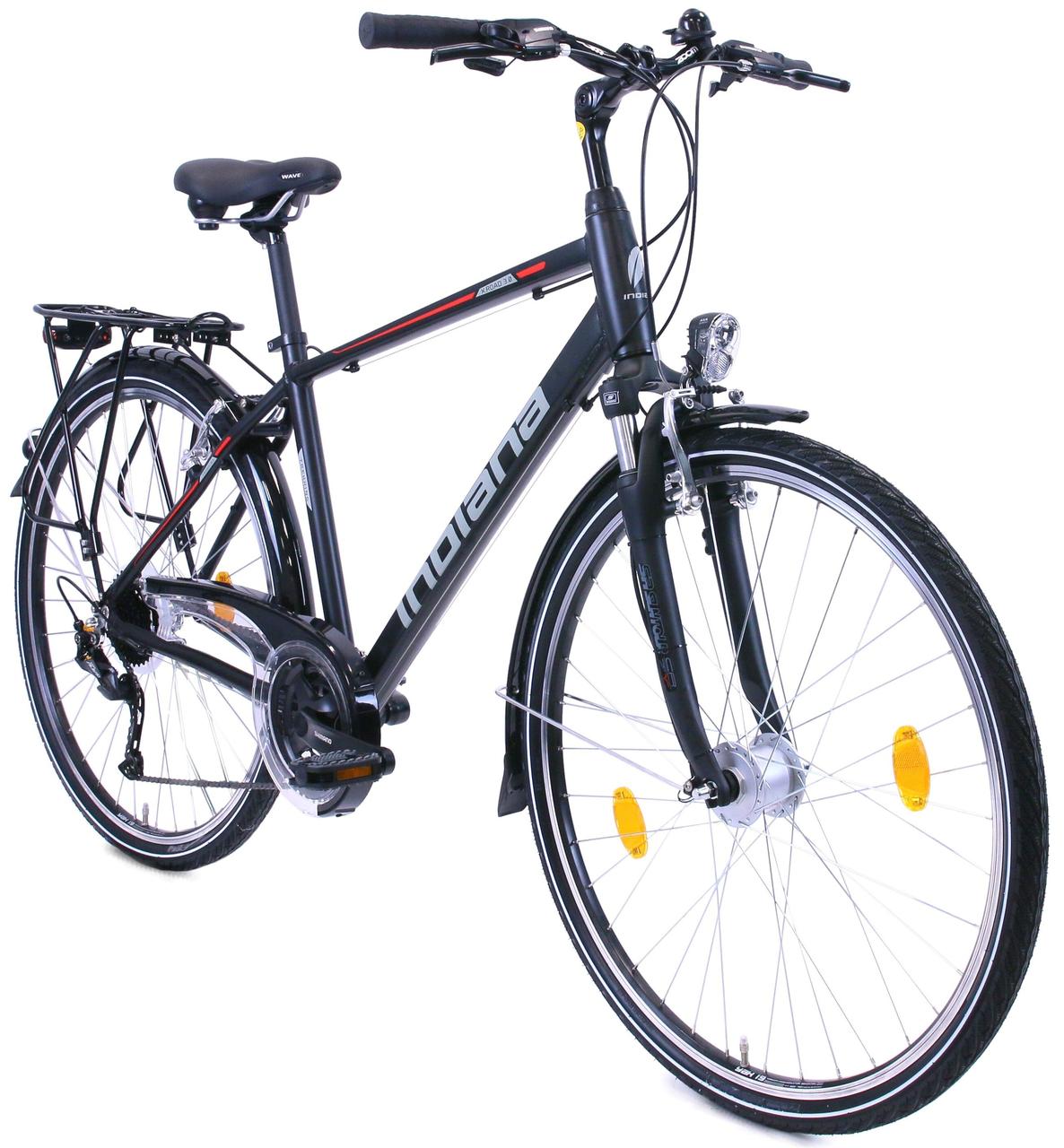 Велосипед крос-кантрі Indiana X-Road 3.0 M19 28 Black/Red