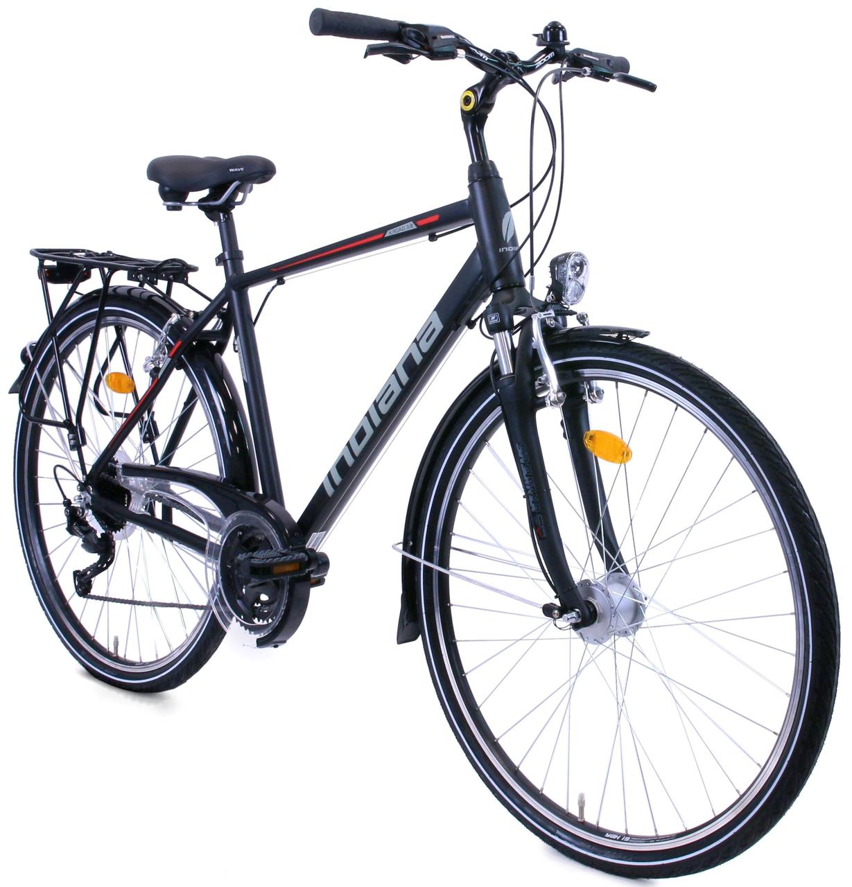 Велосипед крос-кантрі Indiana X-Road 3.0 M21 28 Black/Red