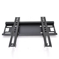 Кронштейн для TV MERLION ML-BR2042B, SPCC 1,2 mm, 14"-43", до 45 кг, VESA 200х200 mm, без нахилу, 28 mm до стіни