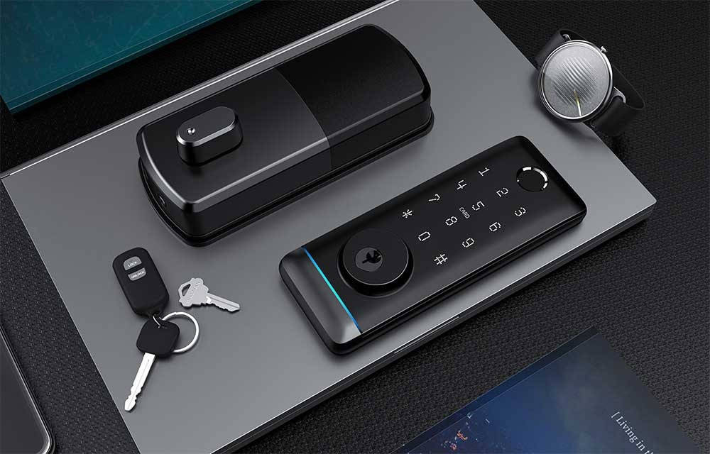 Розумний біометричний замок SEVEN LOCK SL-7764BFb. Ціна, купити в