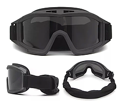 Тактичні окуляри-маска Revision — 3 лінзи, монолінза, антифог, фото 3