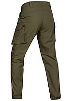 Тактичні штани чоловічі ТТХ ріп-стоп 70% бавовни, олива 56, фото 3