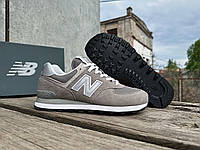 Мужские кроссовки New Balance 574 ML574EVG серые Оригинал