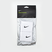 Nike Swoosh Wristbands - напульсник на руку белый