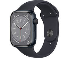 IPhone Apple Watch Series 8 41mm GPS Midnight Aluminium Case Midnight Sp/B MNU83LL/A A2771