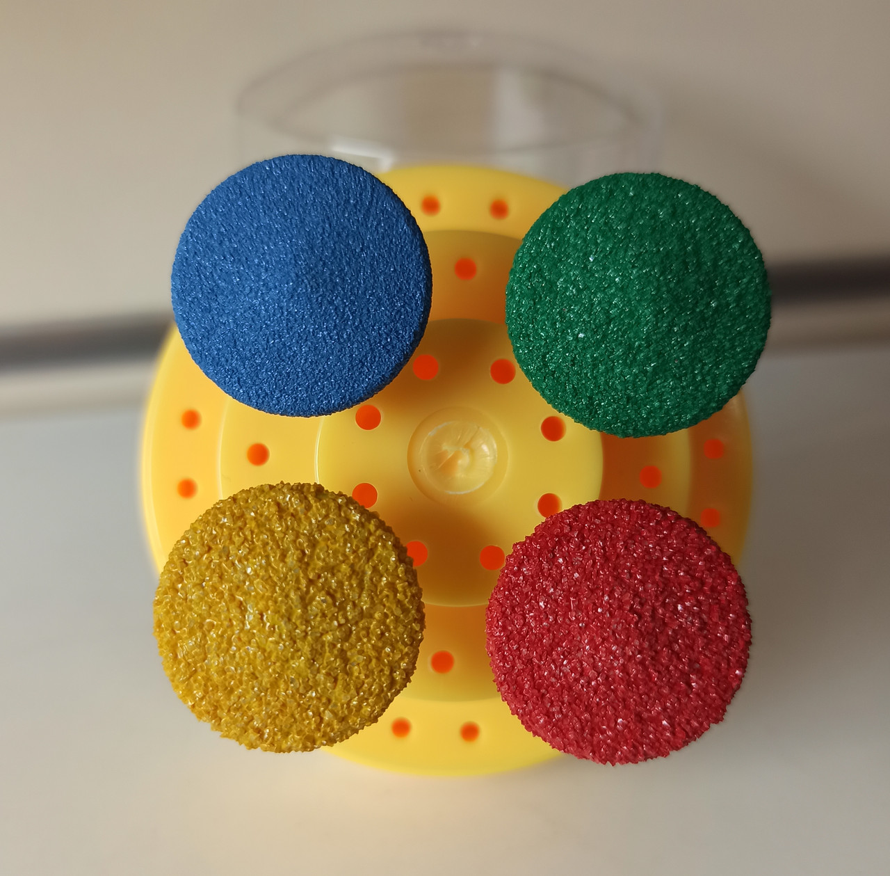 Мультибір диск для апаратного педикюру на пластиковій основі багаторазовий