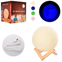 Нічник куля місяць 1380-18-15 розмір 14,5 см кольоровий