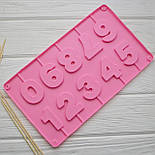 Форма силіконова для льодяників і шоколаду "Цифри", фото 2