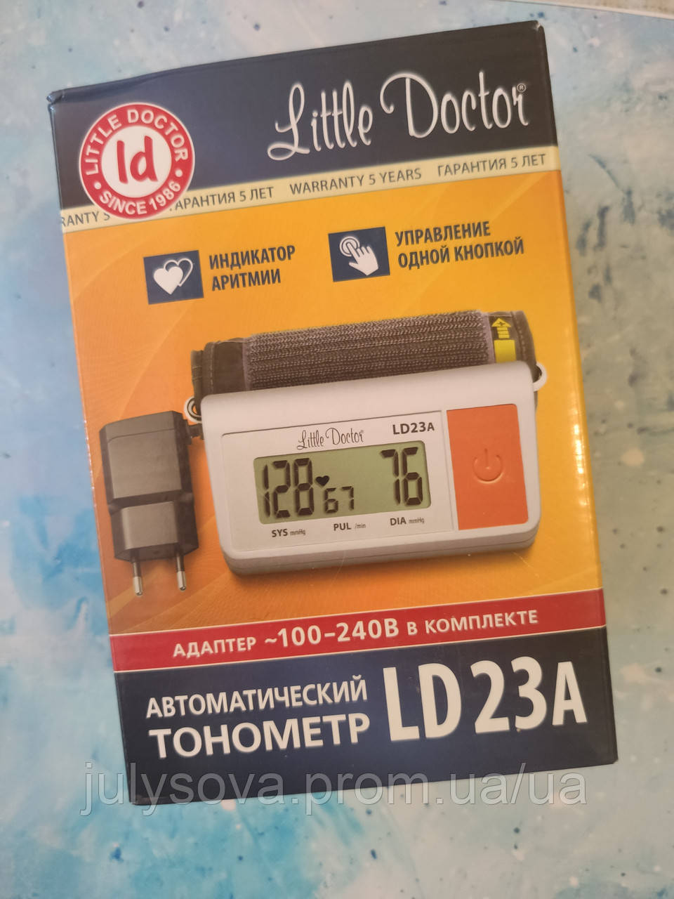 Тонометр LD 23A Новый Гарантия Автомат Индикатор Аритмии, Адаптер ...