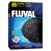 Фильтрационный активированный уголь для аквариумных фильтров, Fluval Carbon 300 г.