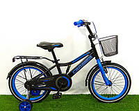 Велосипед Crosser Rocky 16" черно-синий