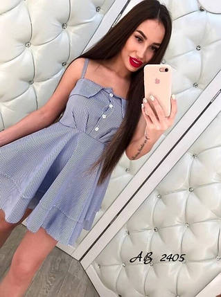 Стильний жіночий сарафан, тканина "Коттон" 42, 44, 46 розмір 42, фото 1