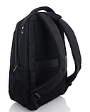 Міський стильний чоловічий повсякденний рюкзак WenHao з відділенням для ноутбука чорний, фото 2