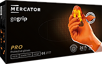 Перчатки нитриловые Mercator Medical GO GRIP ( orange ) ;50 шт ( 25 пар ) M