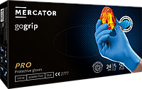 Перчатки нитриловые Mercator Medical GO GRIP BLUE 50 шт ( 25 пар ) L