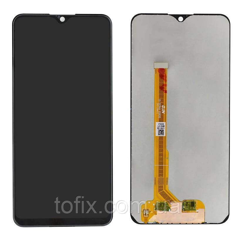 Дисплей Vivo Y1s модуль у зборі (екран та сенсор), чорний, оригінал