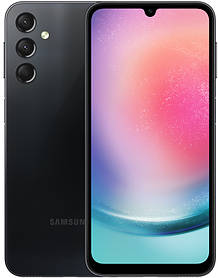 Смартфон Samsung Galaxy A24 6/128GB Black (SM-A245FZKVSEK) UA UCRF Гарантія 12 місяців