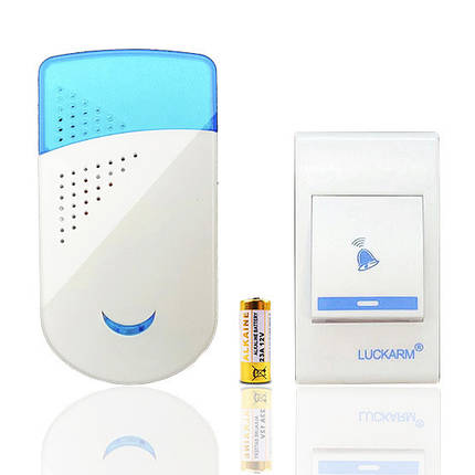 Дзвінок дверний безпровідний Luckarm 8603B від розетки 220V, фото 1