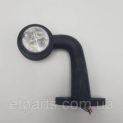 Ліхтар габаритний (ріжок) 90° 16см 24V діодний, фото 1