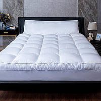 Наматрасник охлаждающий плюшевый для двуспальной кровати с глубоким карманом