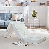 Напольный матрас, гостевая кровать с бамбуковым покрытием и водонепроницаемой подкладкой
