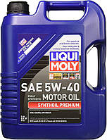 Liqui Moly 5W-40, Синтетическое моторное масло премиум - 5 литров