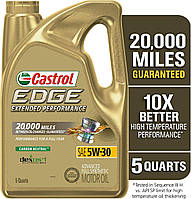 Моторное масло улучшенного качества, Castrol Edge 5W-20 Extended Performance - 4.73 л