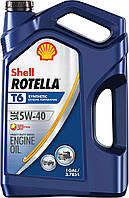 Моторное масло для дизельных двигателей Shell Rotella T6 5W-40, 3.78 л (упаковка из 3 штук)