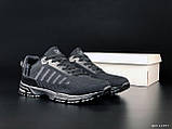 Кросівки чоловічі демісезонні Situo чорні модні бігові кросівки текстиль сітка, фото 3