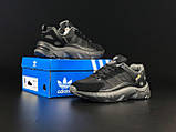 Кросівки чоловічі Adidas ZX 22 Boost  чорні, Взуття на літо текстиль, фото 2
