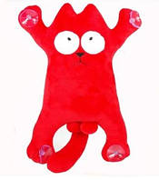 Мягкая игрушка Котик Саймон на присосках в машину 30 см, 00284-13, для детей от 3 лет, Пакунок малюка