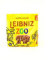 Детское масляное печенье зоопарк c какао Leibniz Zoo with cocoa 100 г (Германия)