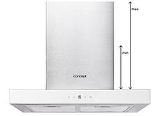Витяжка CONCEPT OPK4760wh 60 см нержавіюча сталь/скло WHITE, фото 3