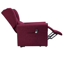 Підйомне крісло з двома моторами (червоне) OSD-BERGERE FM07-1LD-R, фото 4