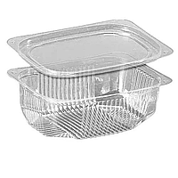 Одноразовый пищевой контейнер для еды (салатов и полуфабрикатов) с крышкой 117x84x38 мм 200 мл 1000 шт