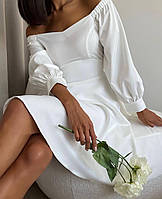 Шикарное белое платье для Розписи, свадьбы и праздничных мероприятий