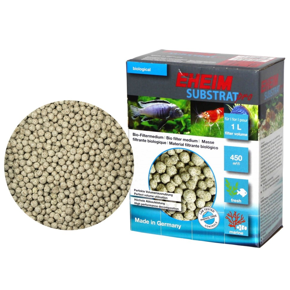 Наповнювач для фільтрів, Eheim SUBSTRAT pro, 1 літр.