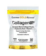 Морской коллаген с гиалуроновой кислотой и витамином С California Gold Nutrition CollagenUP 206гр