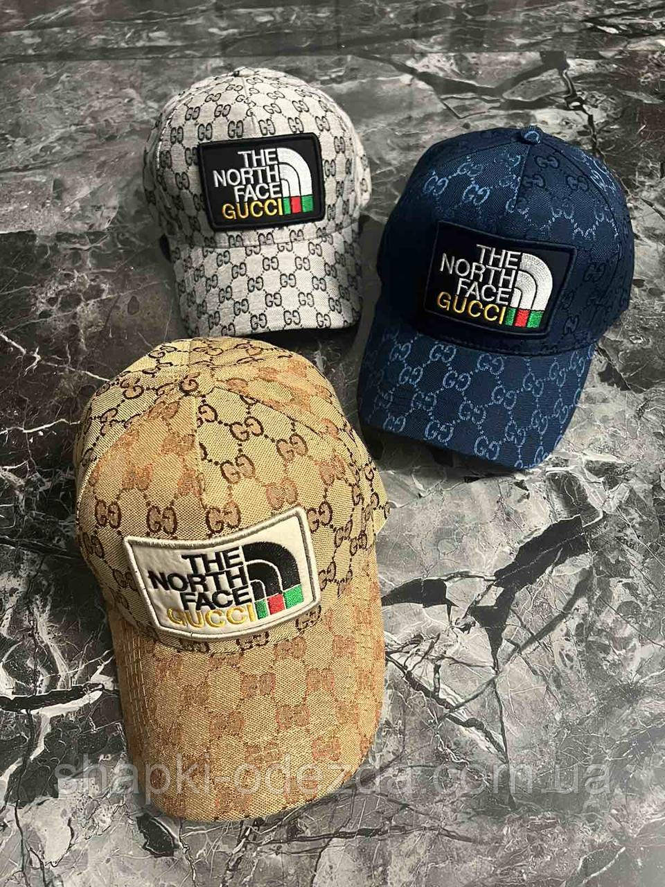 Модна Кепка Оптом "The North Face"x"Gucci"