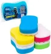 Губка банна "Аквамен" Super Luxe 18*11,5*4,5см поліуретан ,1 шт